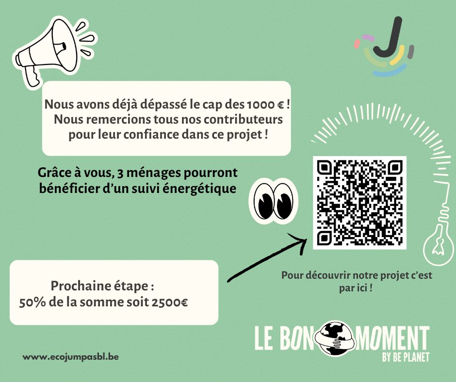 Affiche Ecojump annonçant le cap des 20%